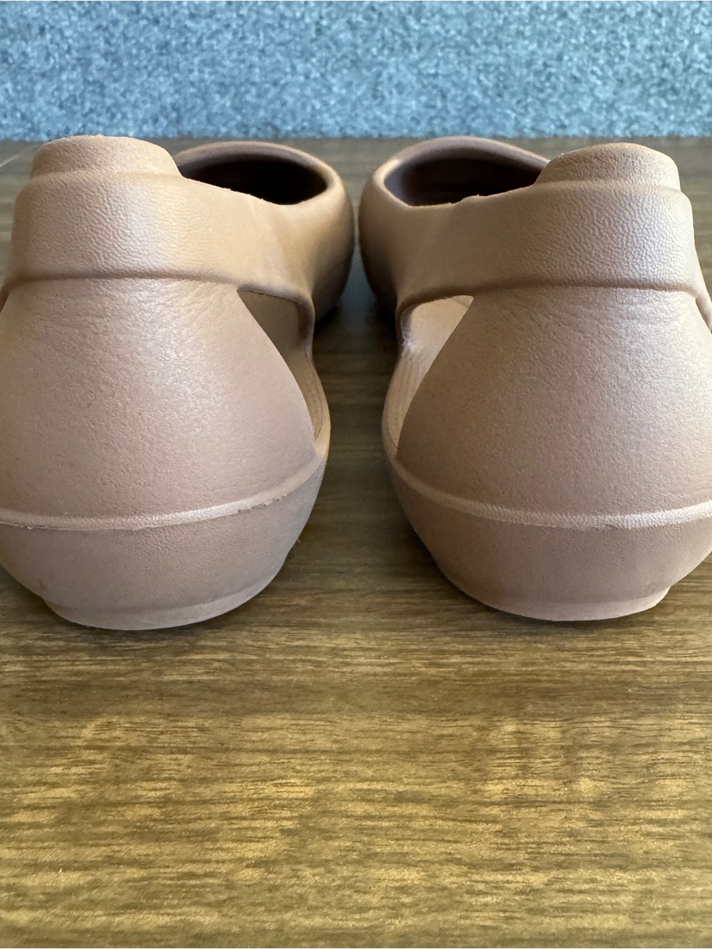 Crocs Sienna Ballet Flats W9 Mauve Taupe Brown Slip On Comfort Shoes 202811 - Picture 4 of 9
